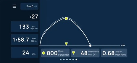 ErgData Force Curve