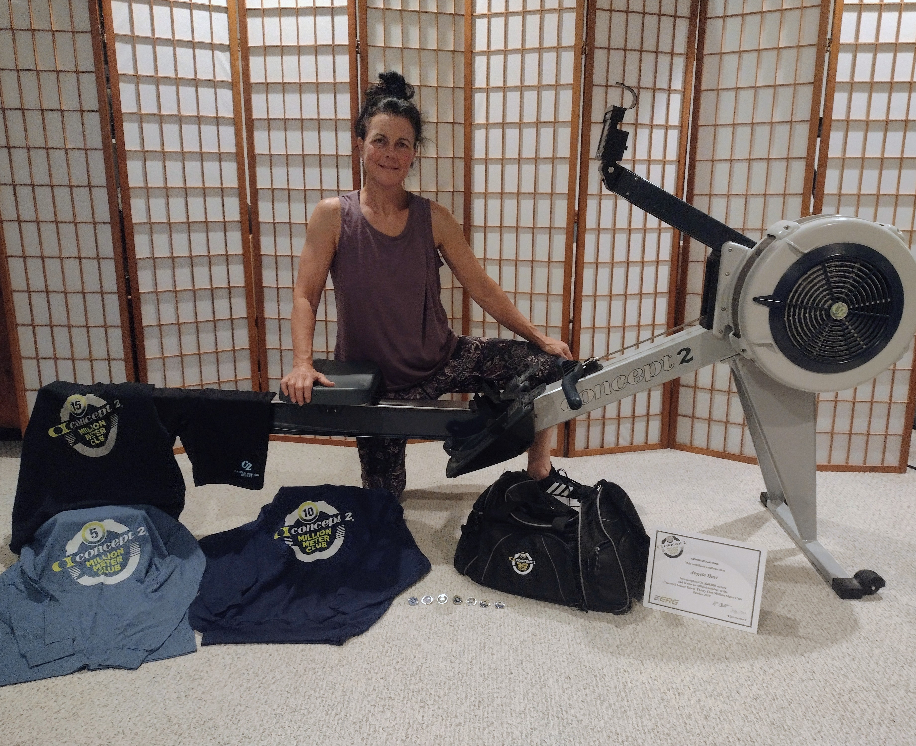 Million Meter Club Woman with Prizes