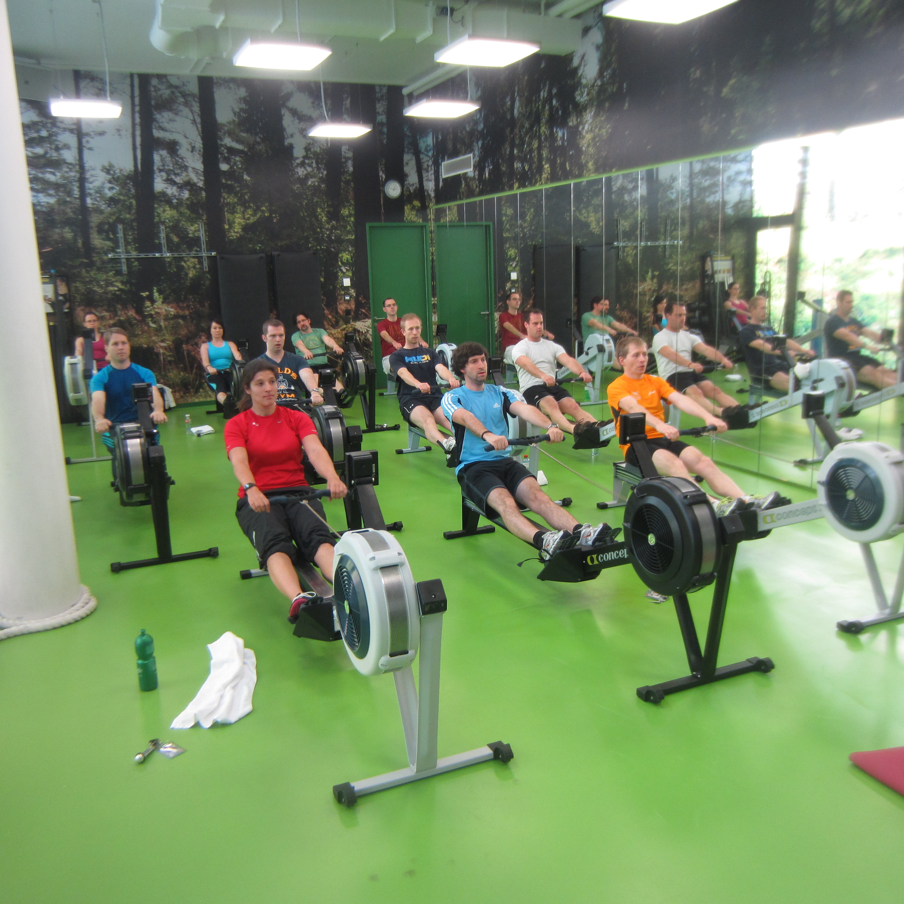 Rowing Day Google Zürich Concept2