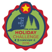 Concept2 Holiday Challenge